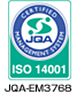 ISO 14001取得 JQA-EM3768